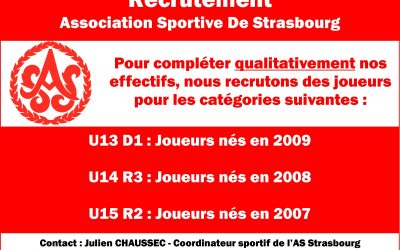 Recrutement équipes de jeunes