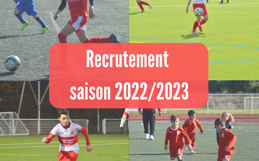 Recrutement Saison 2022-2023